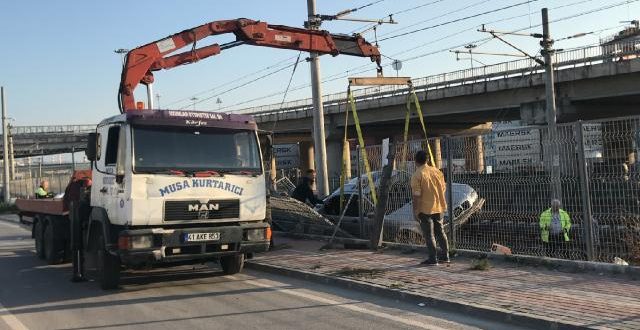 Kocaeli'de hayrete düşüren kaza