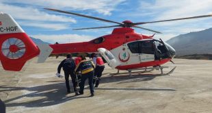 Ambulans helikopter kalp krizi geçiren adamın imdadına yetişti