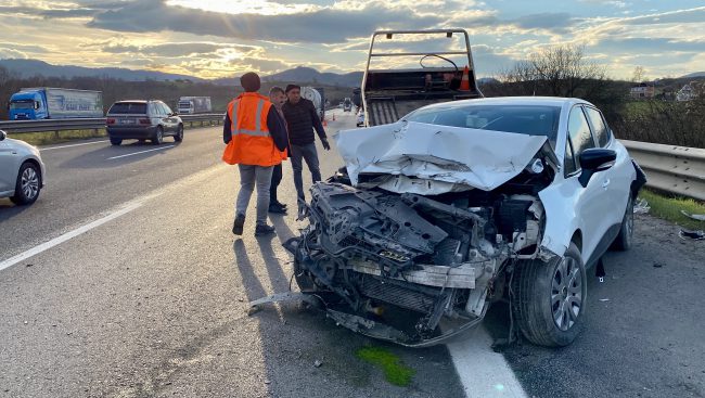 Anadolu Otoyolu'nda zincirleme kaza meydana geldi