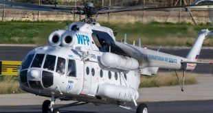 BM görevindeki Rus helikopterine ateş açıldı