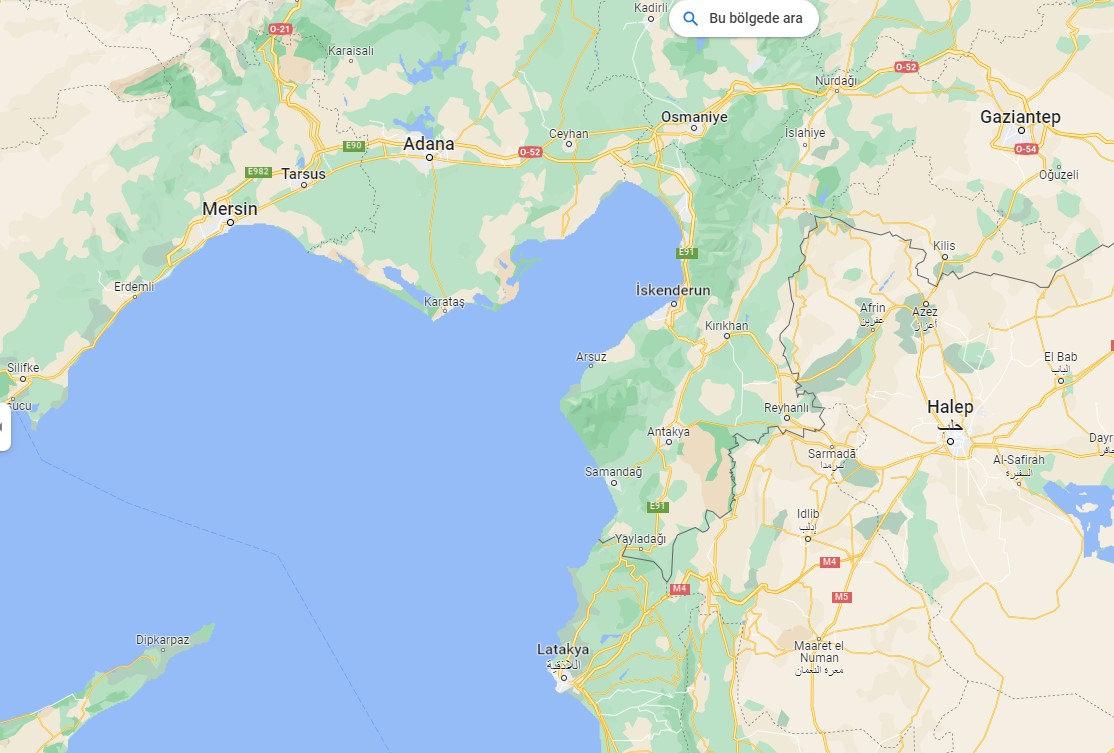 Google, depremin ardından Hatay'ı haritadan sildi!