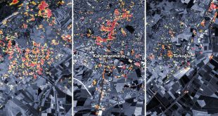 NASA, deprem hasarının uydu görüntülerini paylaştı!