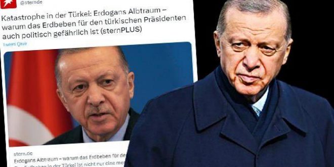 Alman basını deprem üzerinden Erdoğan siyaseti yaptı