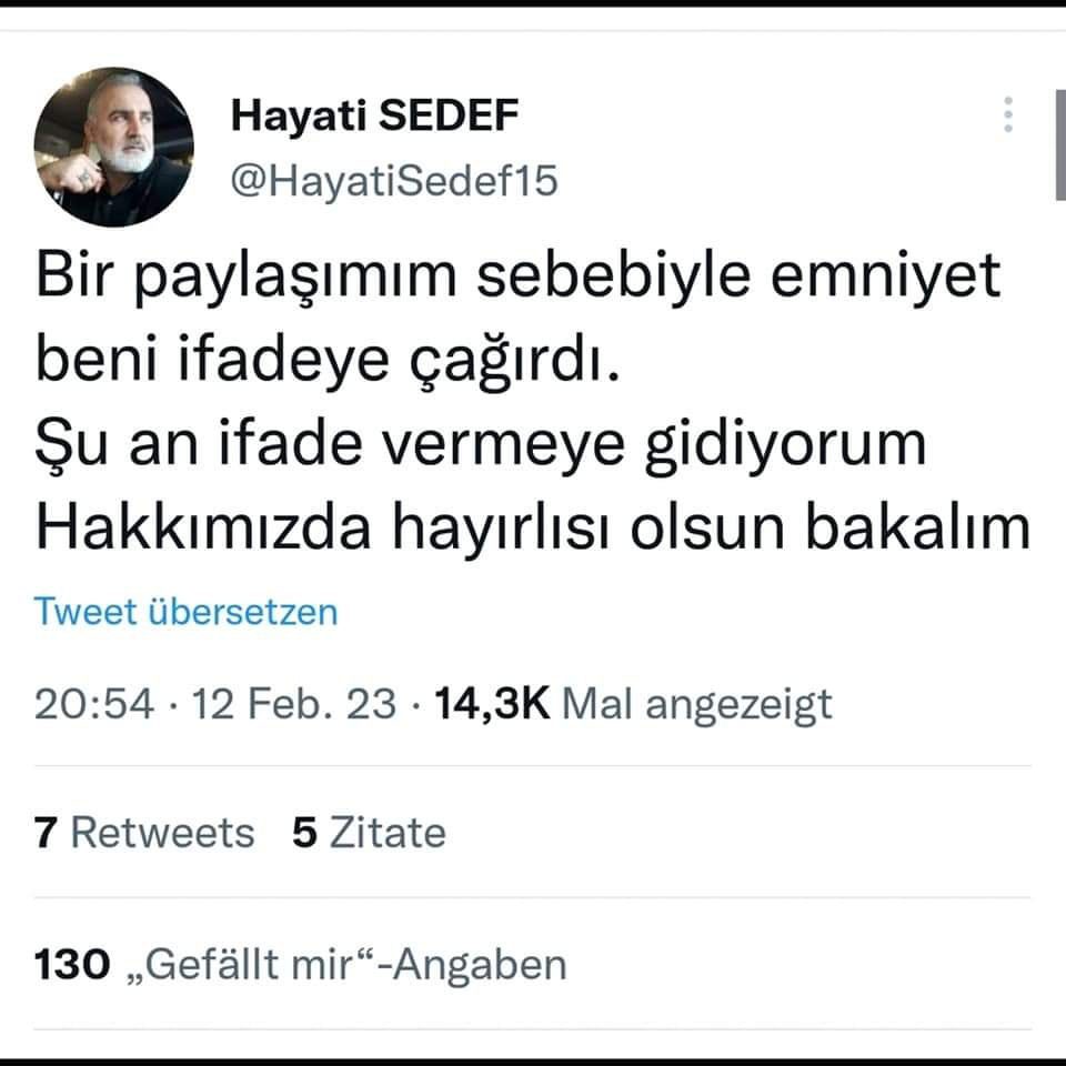 Deprem tweeti nedeniyle haksız tutuklama!