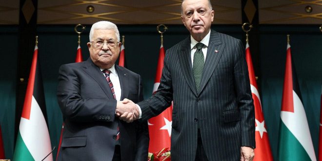 Erdoğan, Filistin Devlet Başkanı Abbas ile görüştü