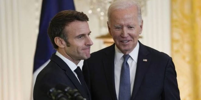 Biden ile Macron arasında Ukrayna görüşmesi!