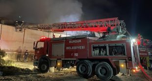 Burdur'da fabrikada yangın çıktı