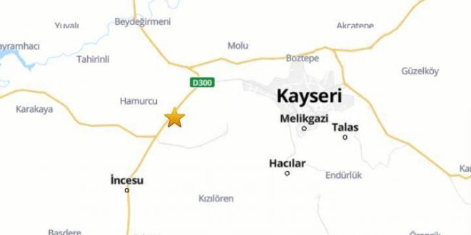 Kayseri'de peş peşe 3 deprem yaşandı