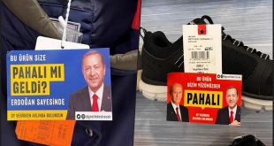 Erdoğan'a yapılan çıkartmalar Biden'a da yapılmış