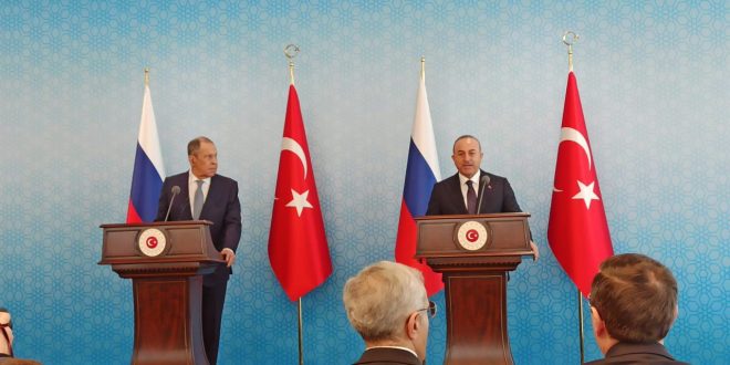 Çavuşoğlu ile Lavrov'dan ortak basın açıklaması