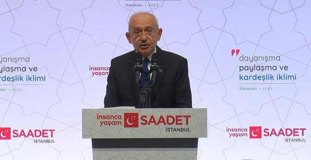 Kılıçdaroğlu'ndan seccade açıklaması: Salon kalabalıktı seccadeyi görmedim