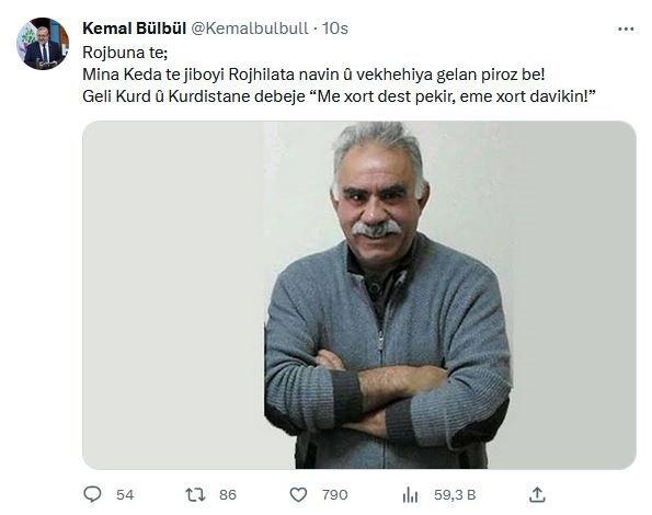 HDP'li vekilin skandal 'Öcalan' mesajı!