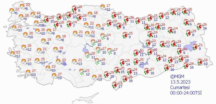 Meteoroloji paylaştı: Hava sıcaklıkları 12 derece artacak