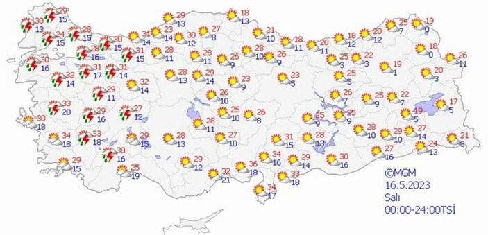 Meteoroloji paylaştı: Hava sıcaklıkları 12 derece artacak