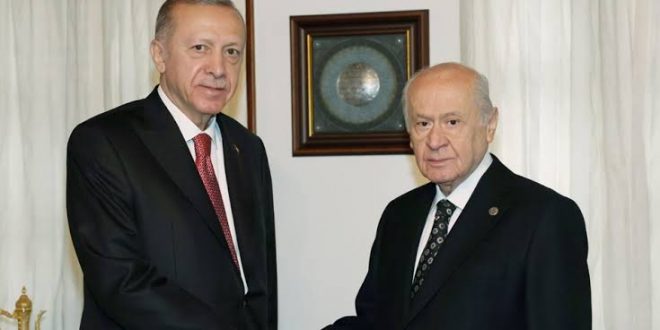 Cumhurbaşkanı Erdoğan MHP liderini kabul etti