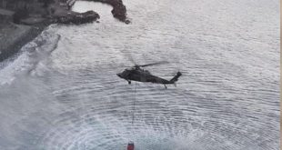 KKTC'deki yangına MSB'den helikopter desteği