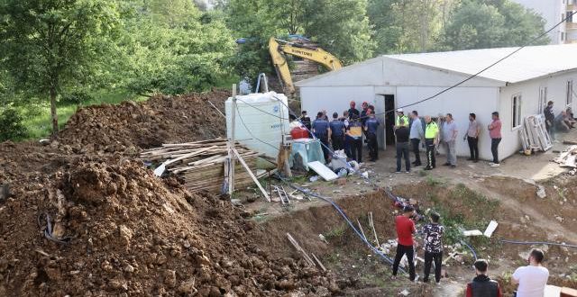 Trabzon'da iş kazası! Feci şekilde can verdi