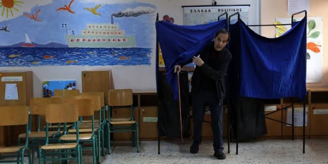 Yunanistan'da genel seçim için oy verme işlemi başladı