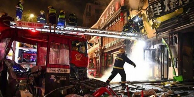 Çin'de restoranda patlama meydana geldi: 31 ölü