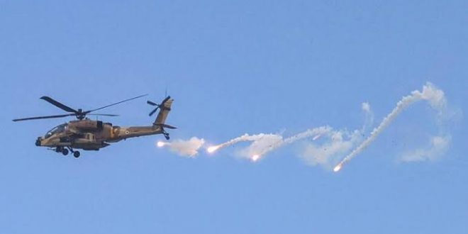 İşgalci İsrail Batı Şeria'ya 'Apache' helikopterle saldırdı düzenledi