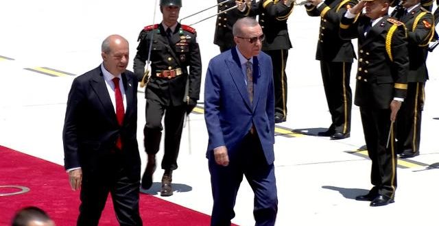 Cumhurbaşkanı Erdoğan, Yeni Ercan Havalimanı açılışı için Kıbrıs'ta!