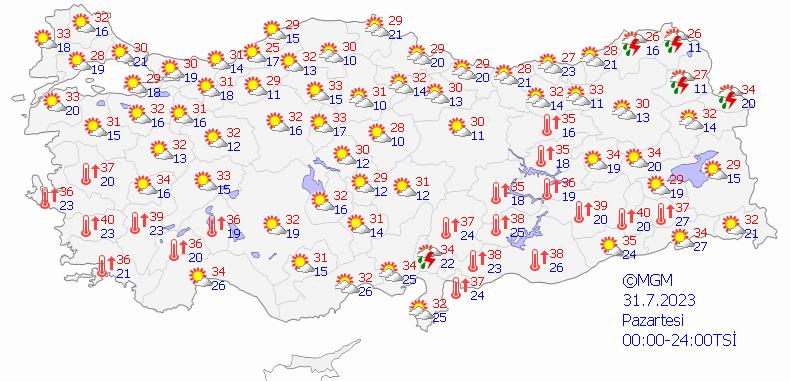 Aşırı sıcaklar geri geliyor