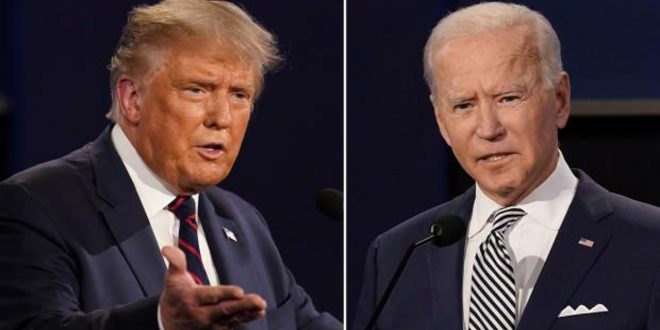 Trump, kürsüden Biden'a küfretti