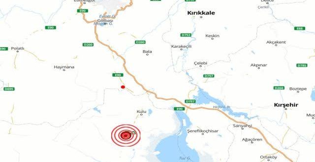 Konya'da 4,8 şiddetinde deprem!