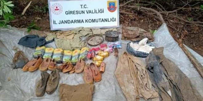 Giresun'da 10 yıllık sığınak bulundu