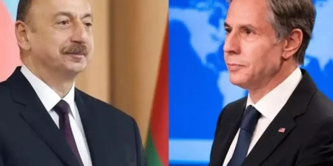 İlham Aliyev Blinken ile görüşme gerçekleştirdi