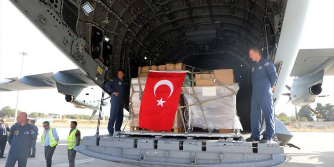 Türkiye'den Afganistan'a malzeme yardımı