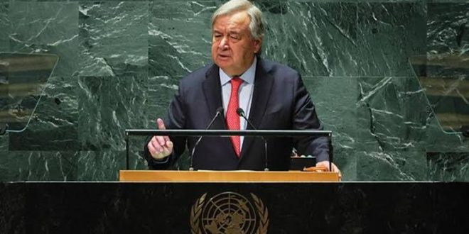 BM Genel Sekreteri Guterres: "Filistin halkı 56 yıldır boğucu bir işgale maruz tutuluyor"