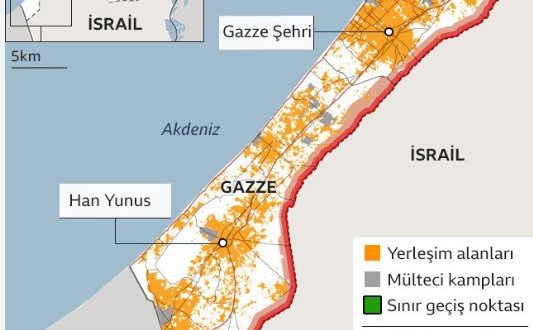 Gazze: Haritalar ve uydu görüntüleri ile bölgede son durum