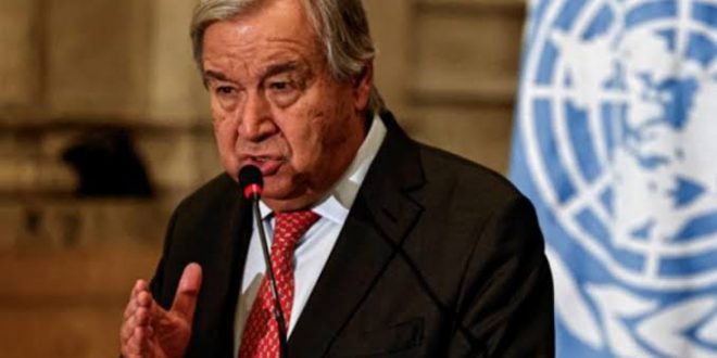 Guterres: Filistin Devleti kurulmadan çözüm olmaz!