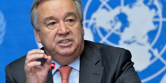 Guterres insani ateşkes çağrısını yineledi