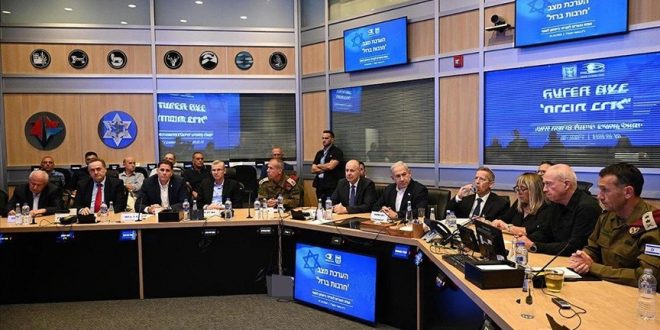 İsrail'in eli kanlı Kabinesi toplandı