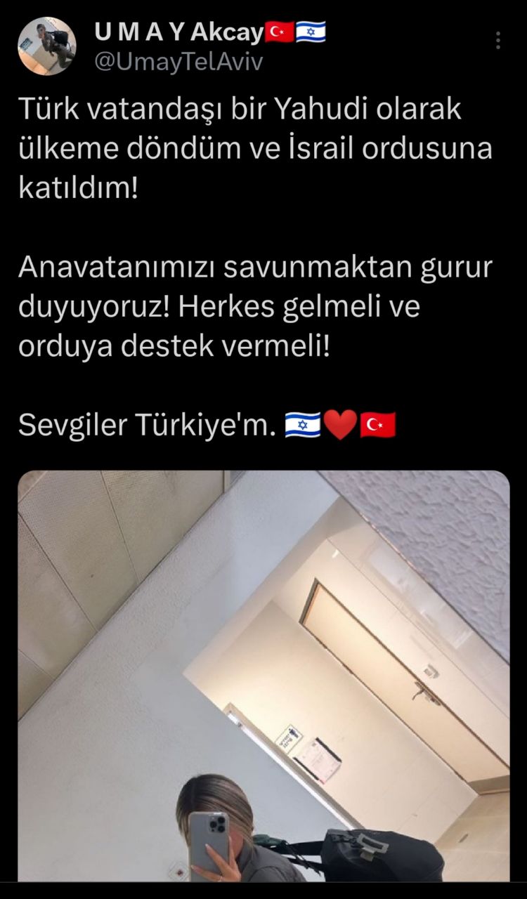 Türkiye'den İsrail ordusuna yardıma koşan Yahudiler terörden yargılanmalı !