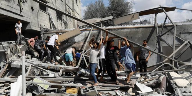 Kana susamış İsrail şimdi de okulu bombaladı!