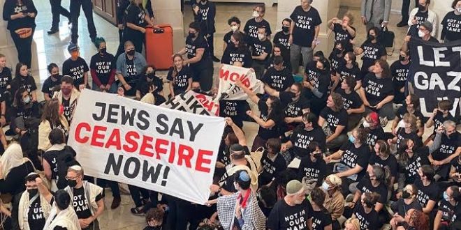 Yahudi protestocular kongre üyelerinin odalarını işgal etti