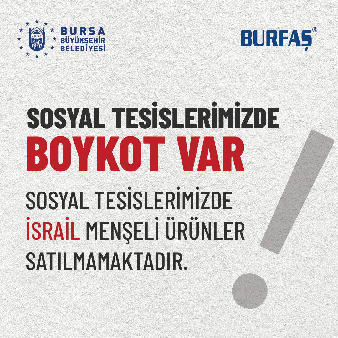 İşte İsrail'i boykot eden merkez belediyeler