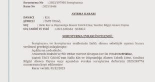 Ümit Özdağ'a Soruşturma şoku!