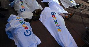 İsrail'e destek veren 'Google' ABD'de protesto edildi