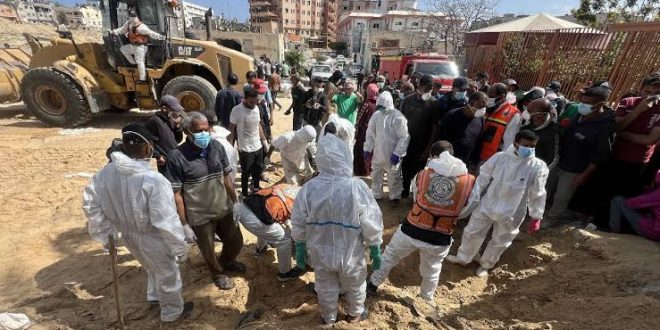 Siyonistlerin çekildiği ez-Zeytun Mahallesinde onlarca ceset bulundu