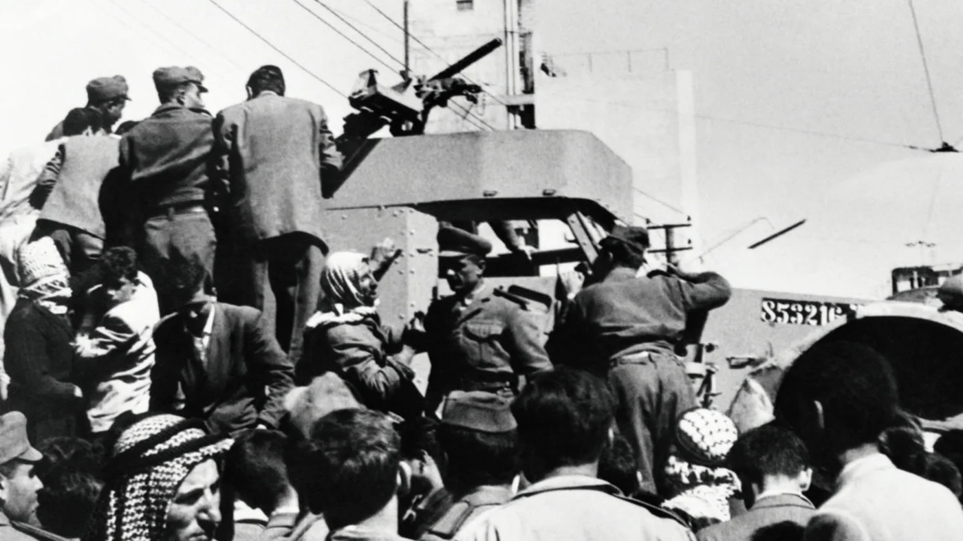 Syria israel armoured vehicle damascus march 1962 afp.jpg