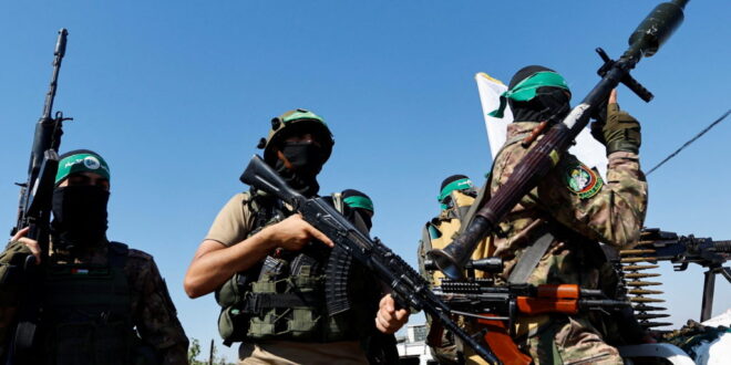 Hamas armed wing holds military parade in Gaza