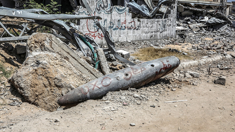 Gaza war un exploded bombs Israel ERW 768x432